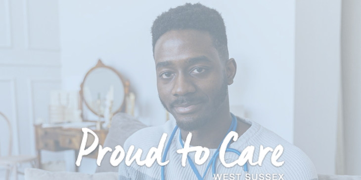 Proud to Care West Sussex logo.