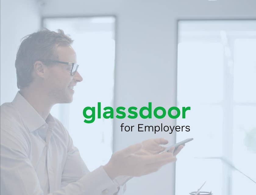 Glassdoor logo.