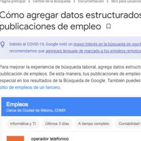 Agrega los datos estructurados.