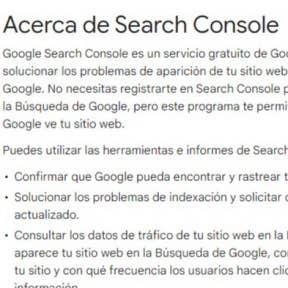 Realiza un seguimiento en Google Search Console.
