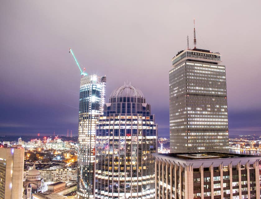 A view of the city of Boston, Massachusetts.
