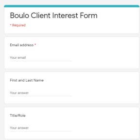 Enter your information.