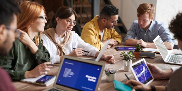 Brand Strategists collaborating for their new brand launch strategy