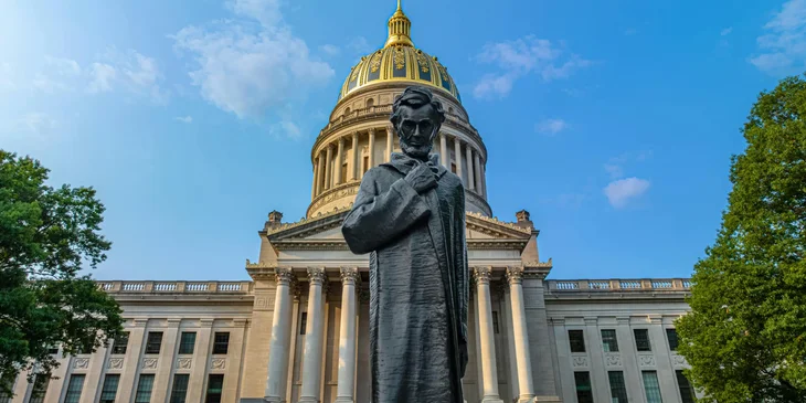 The State Capitol in Charleston, West Virginia.