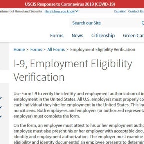 Check eligibility to work in the U.S.