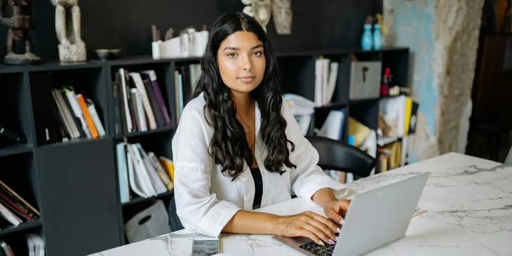 A chief marketing officer working on advertising campaigns.