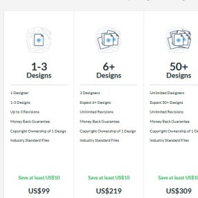 Choose a package option.