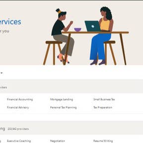 Select the type of service you need.
