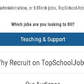 Choose a job posting section.