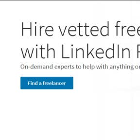 Log on to the linkedIn ProFinder home page.