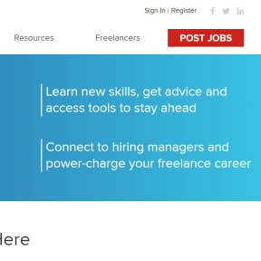 Click on "POST JOBS."