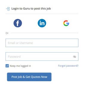 Click "Post Jobs & Get Quotes Now."