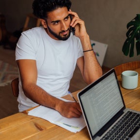 Conduct a phone interview.