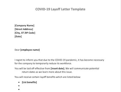 Temporary layoff letter download.