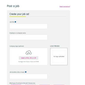 Create a job advertisement.
