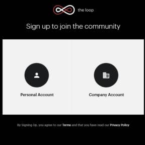 Create an account.
