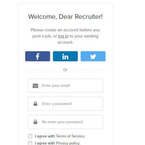 Create an account.