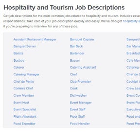 Create separate job descriptions for each position.