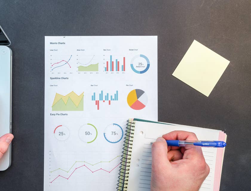 Data Specialist simplifying the graph report and converting it into digital format