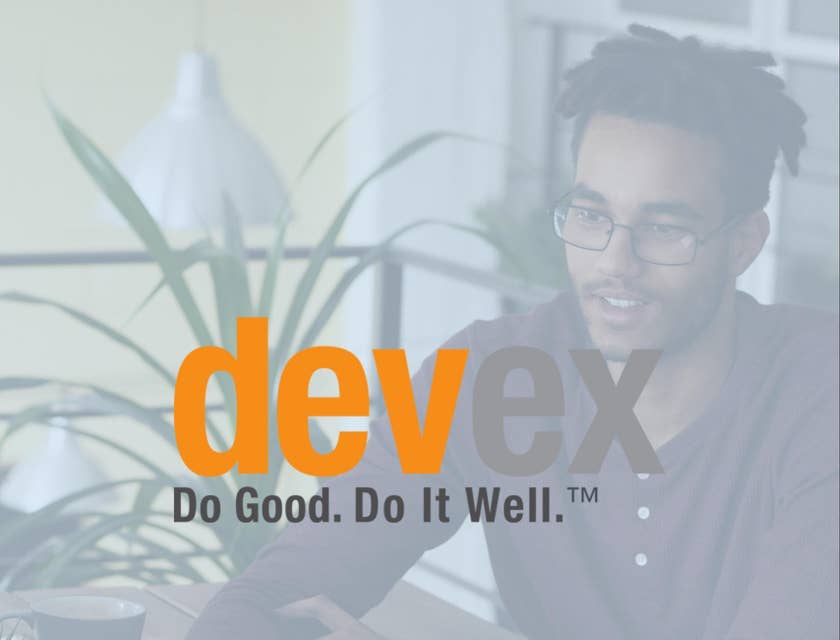 Devex logo.