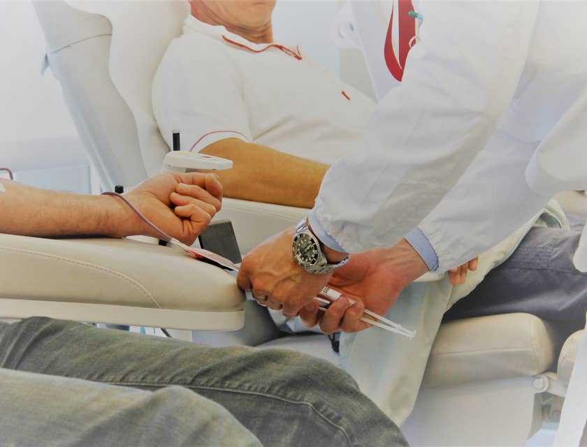 Dialysis Nurse ensuring that the treatment is administered correctly.