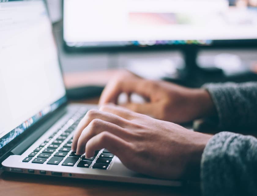 Digital Marketing Analyst monitoring and analyzing marketing trends and statistics