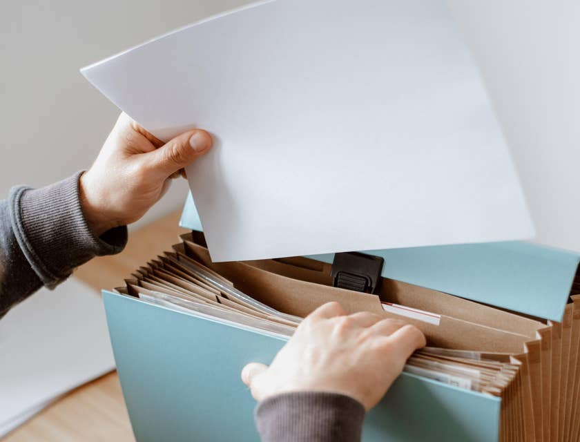 Document Processor organizing some files