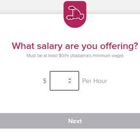 Enter the salary.