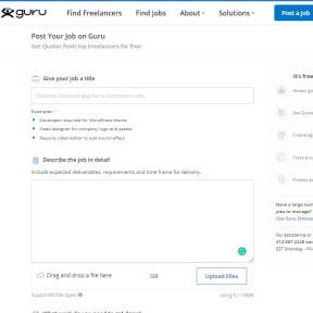 Fill in all the job information for the posting.