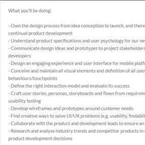 Fill in your job ad information.