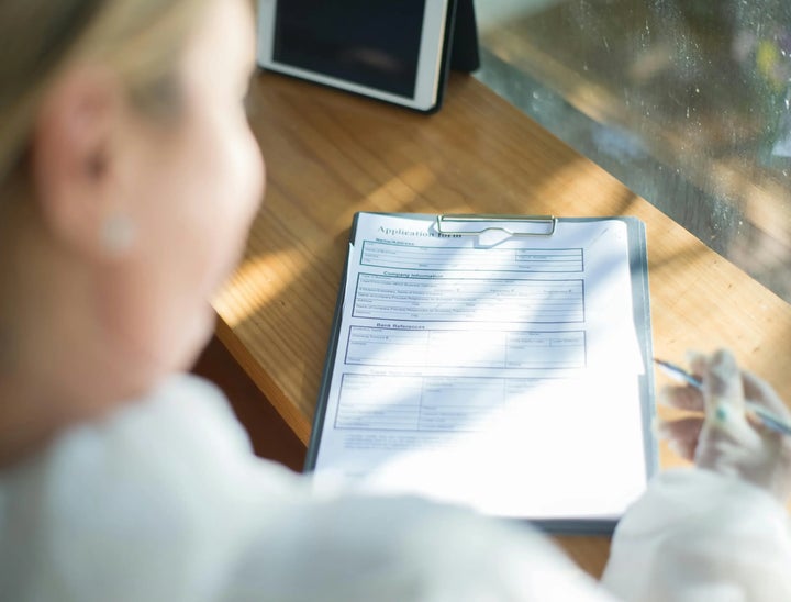 Formulario de solicitud de trabajo