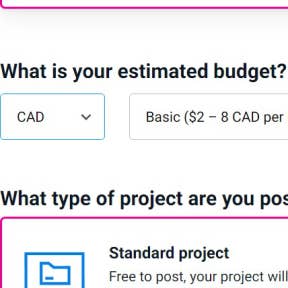 Set your budget.
