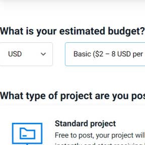 Set your budget.