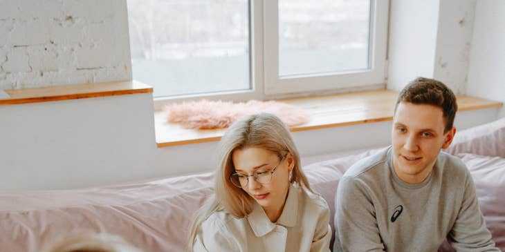 Genetic Counselor provides supportive counseling to couples.