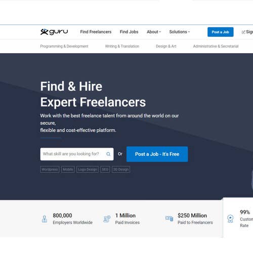 How to Post a Job on Guru:
