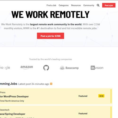 How to Post a Job on We Work Remotely: