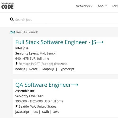 How to Post a Job on Women Who Code: