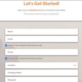 Enter your account details.