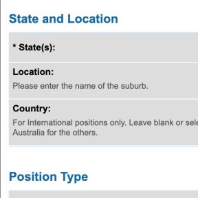 Include job details.