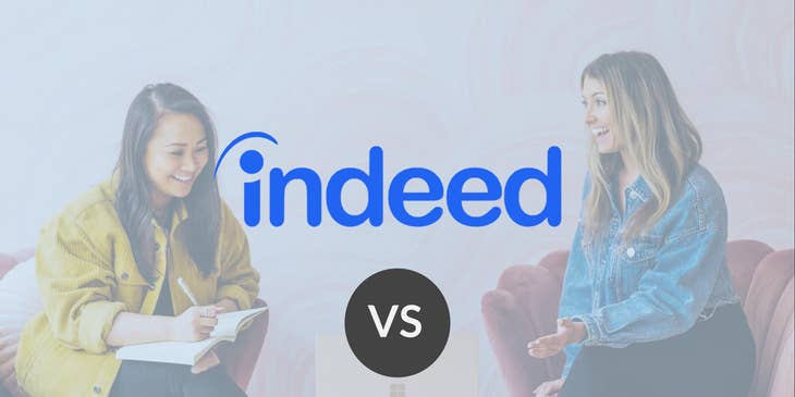 Indeed and Dice logos