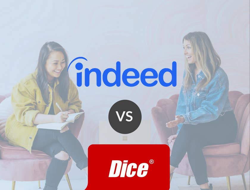 Indeed and Dice logos