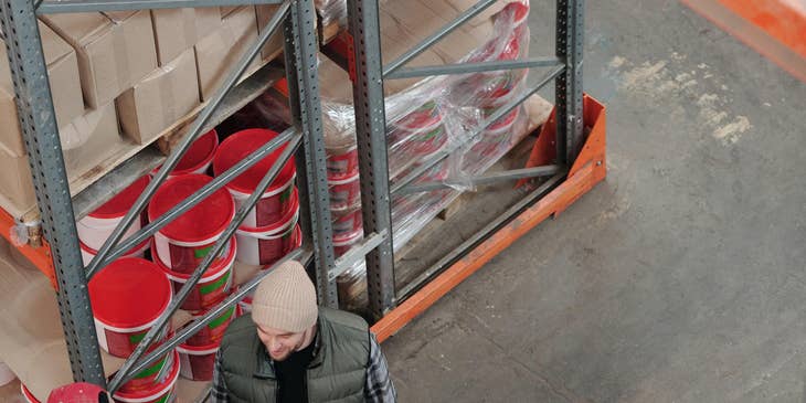 An Inventory Analyst Coordinating with workers regarding company's inventory.