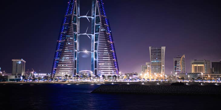 World Trade Centre building in Manama, Bahrain.