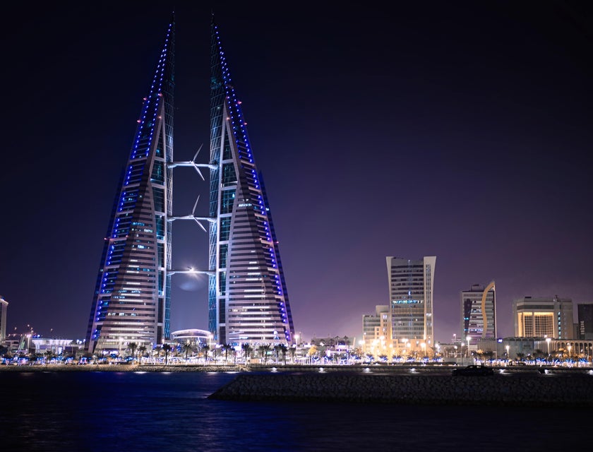 World Trade Centre building in Manama, Bahrain.