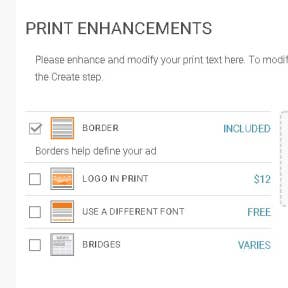 Select your desired ad.
