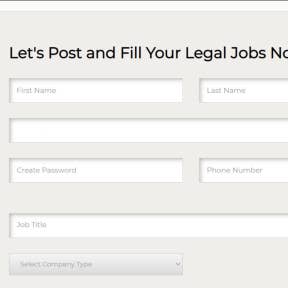 Enter your details and job information.