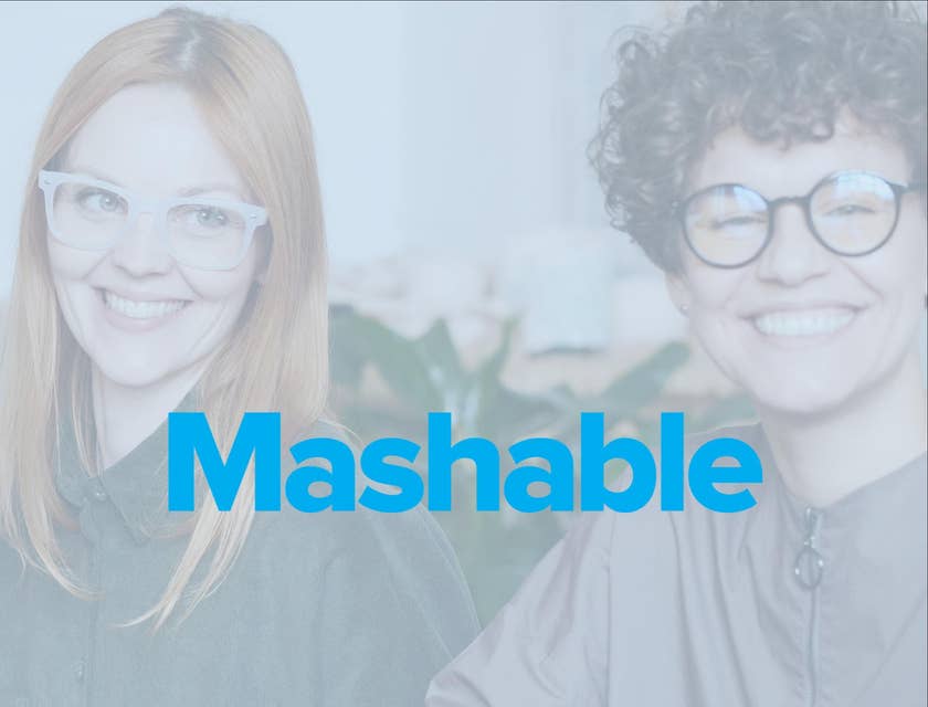 Mashable logo.