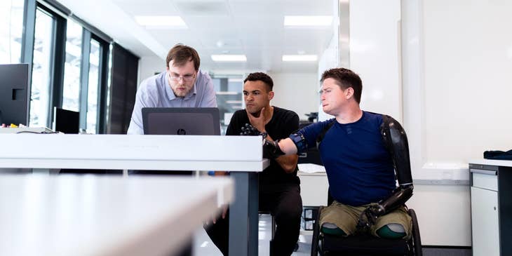The medical interpreter ensures the information is understood by the patient.