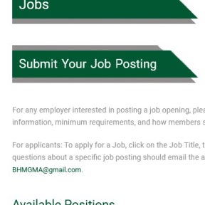 Navigate to the Jobs page.