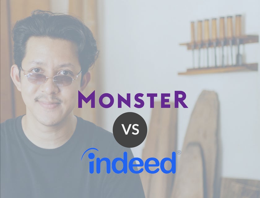 Monster and Indeed logos